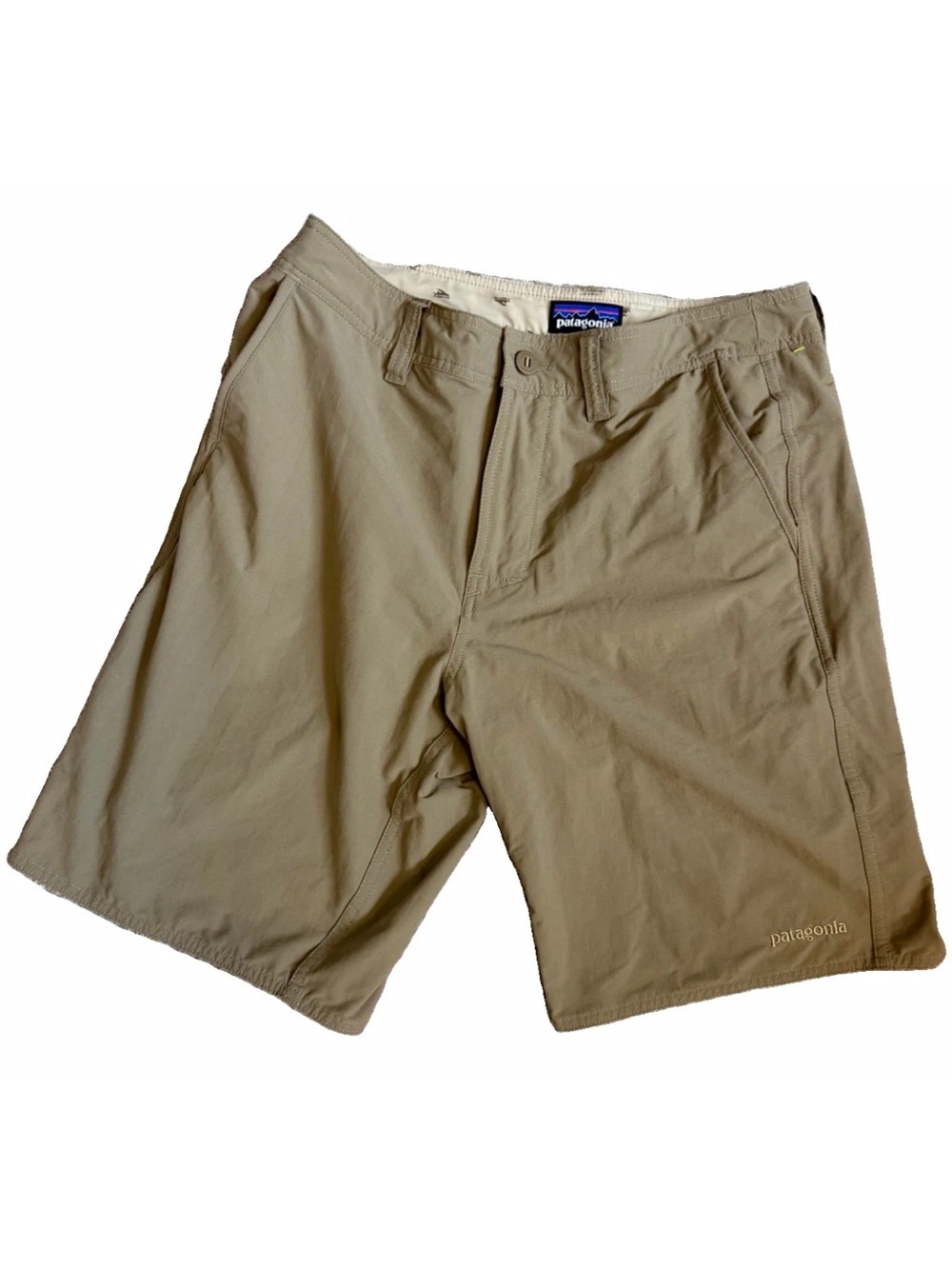 Patagonia Men’s Khaki Outdoor/Hiking Shorts – Size 32